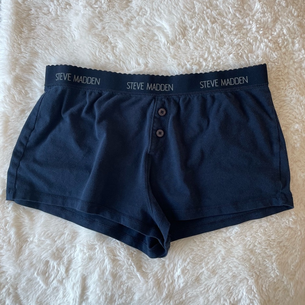 Steve Madden Navy Pajama Briefs Size Small